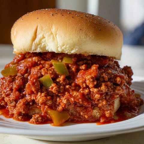 Sloppy Joes Beef Sandwich