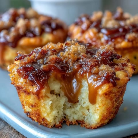 Golden cornbread muffins topped with whipped honey butter, ideal for BBQs and baby showers.