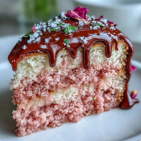 A moist Bridal Shower Rosé Velvet Cake, perfect for celebrating.