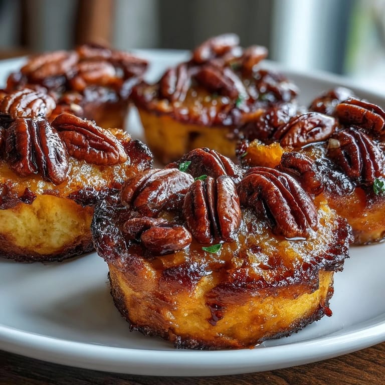 Elegant baked sweet potato soufflé with a delicate rise and caramelized candied pecan crust.