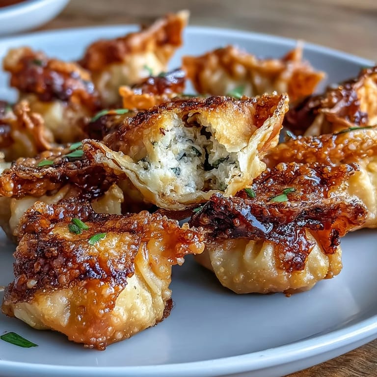 Crunchy vegan dumplings made with rice paper, stuffed with umami-rich tofu, shiitake mushrooms, and shredded veggies for a satisfying appetizer.