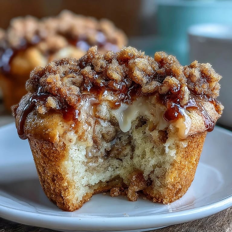 Homemade banana muffins enriched with sourdough discard and finished with a crumbly cinnamon streusel.