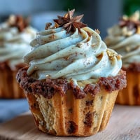 Taurus Birthday Cupcakes with fluffy terracotta buttercream, perfect for an elegant celebration.